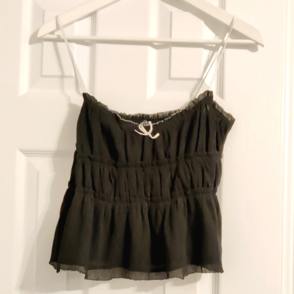 Zara Tank Elastic Top